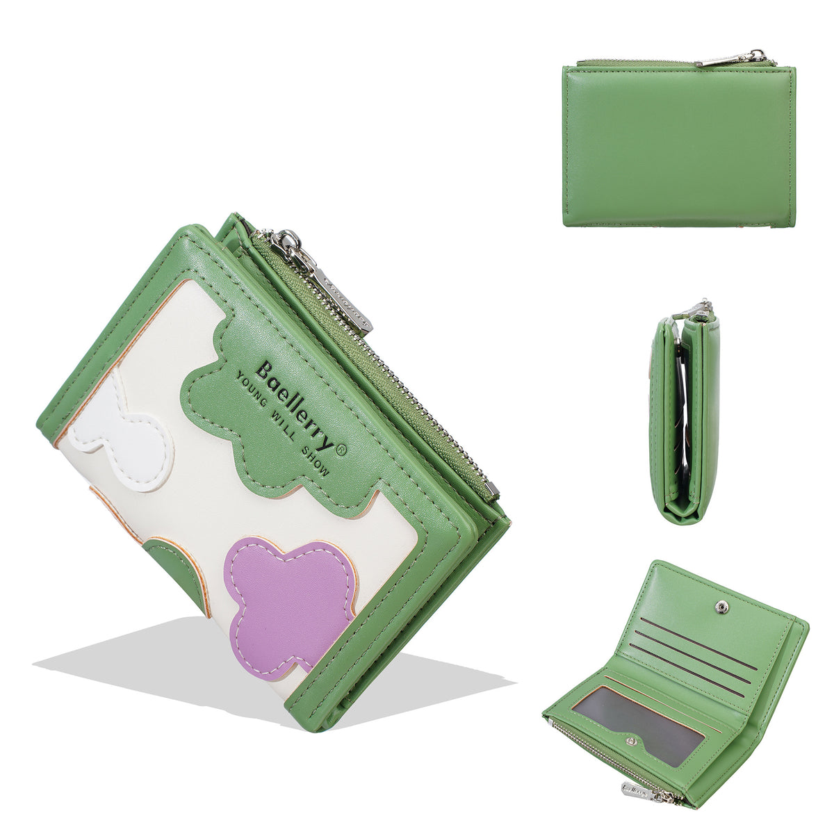Women's High-grade Versatile Simple Multiple Slots Short Portable Compact Ladies Wallet