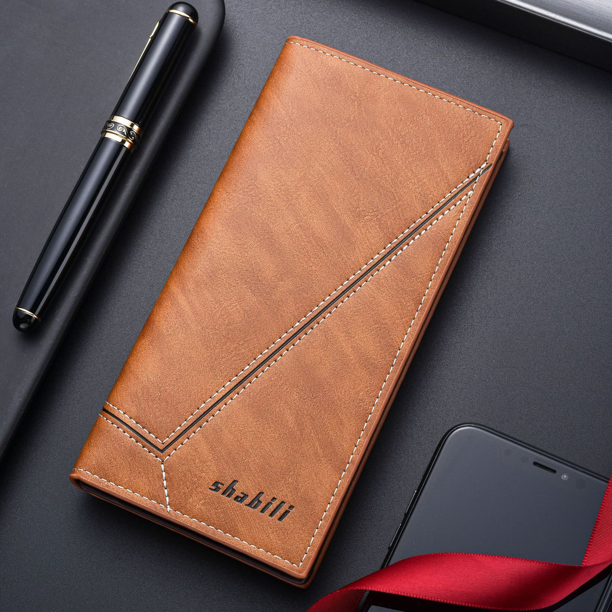Graceful Classy Fashion Versatile Men's Long Purses
