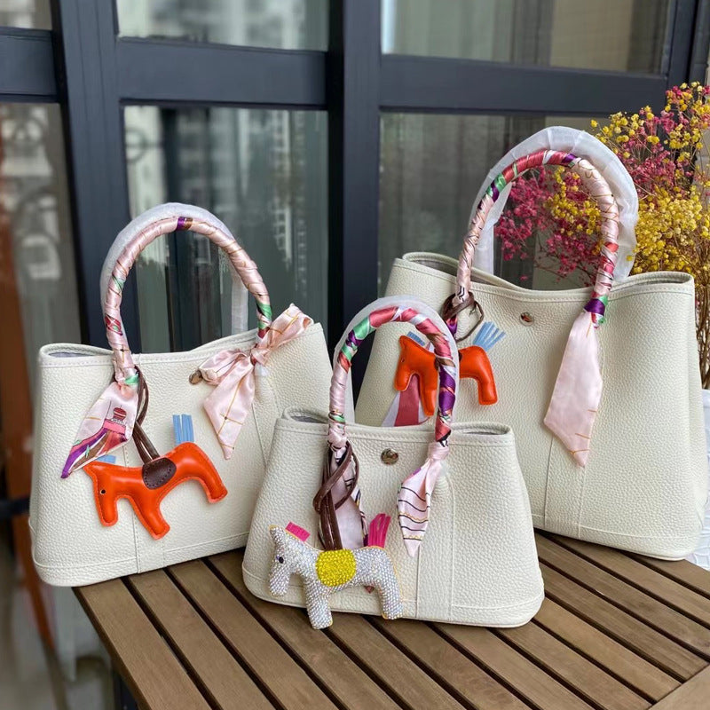 Genuine Leather Fashion Simple Large Capacity Portable Shoulder Bags