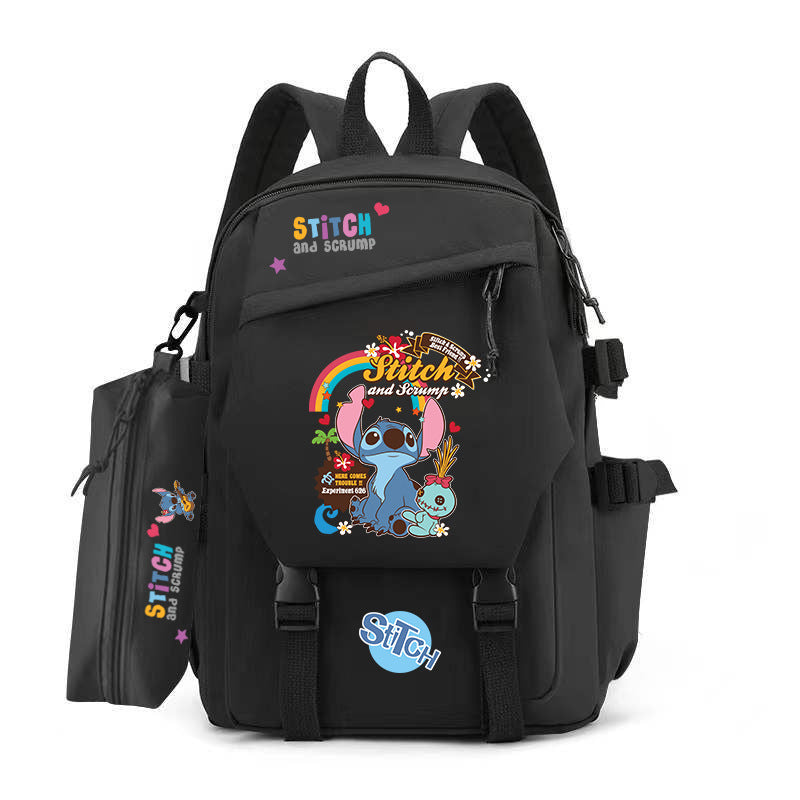Stitch Pencil Large Capacity Trendy Hot Backpacks