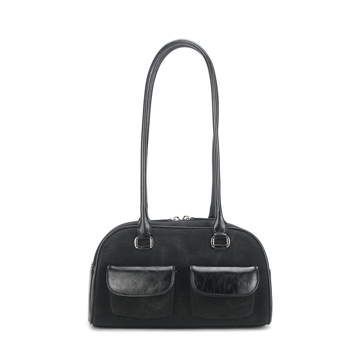 Women's Niche Stitching Dizzy Needle Bowling Boston Armpit Bags