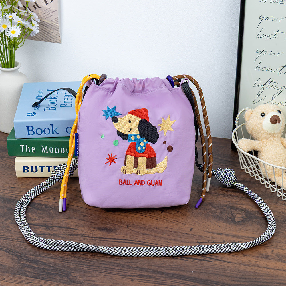 Western Style Lightweight Vertical Mobile Cloth Korean Simple Ten Thousand Women's Handbag