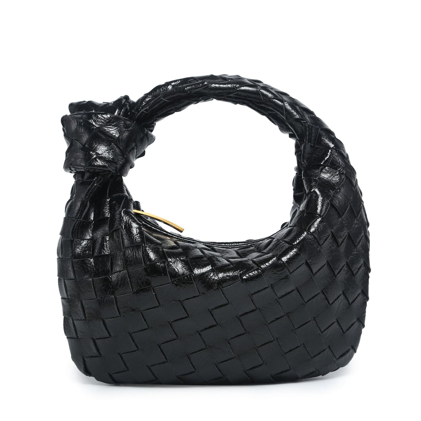 Fashion Trend Dumpling Knotted Hand-woven Croissant Handbags