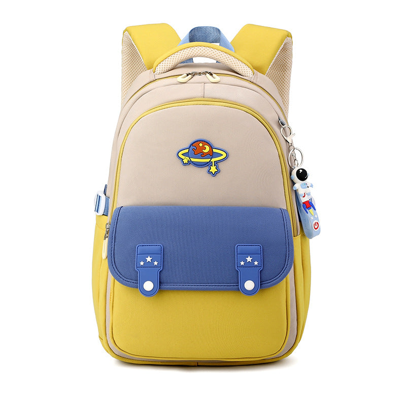 Children's Natural Fish Boys Portable Burden Alleviation One Two Elementary School Students' Schoolbags