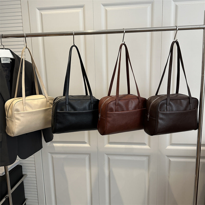 Style Large Capacity Retro Korean Commuter Trendy Women's Shoulder Bag