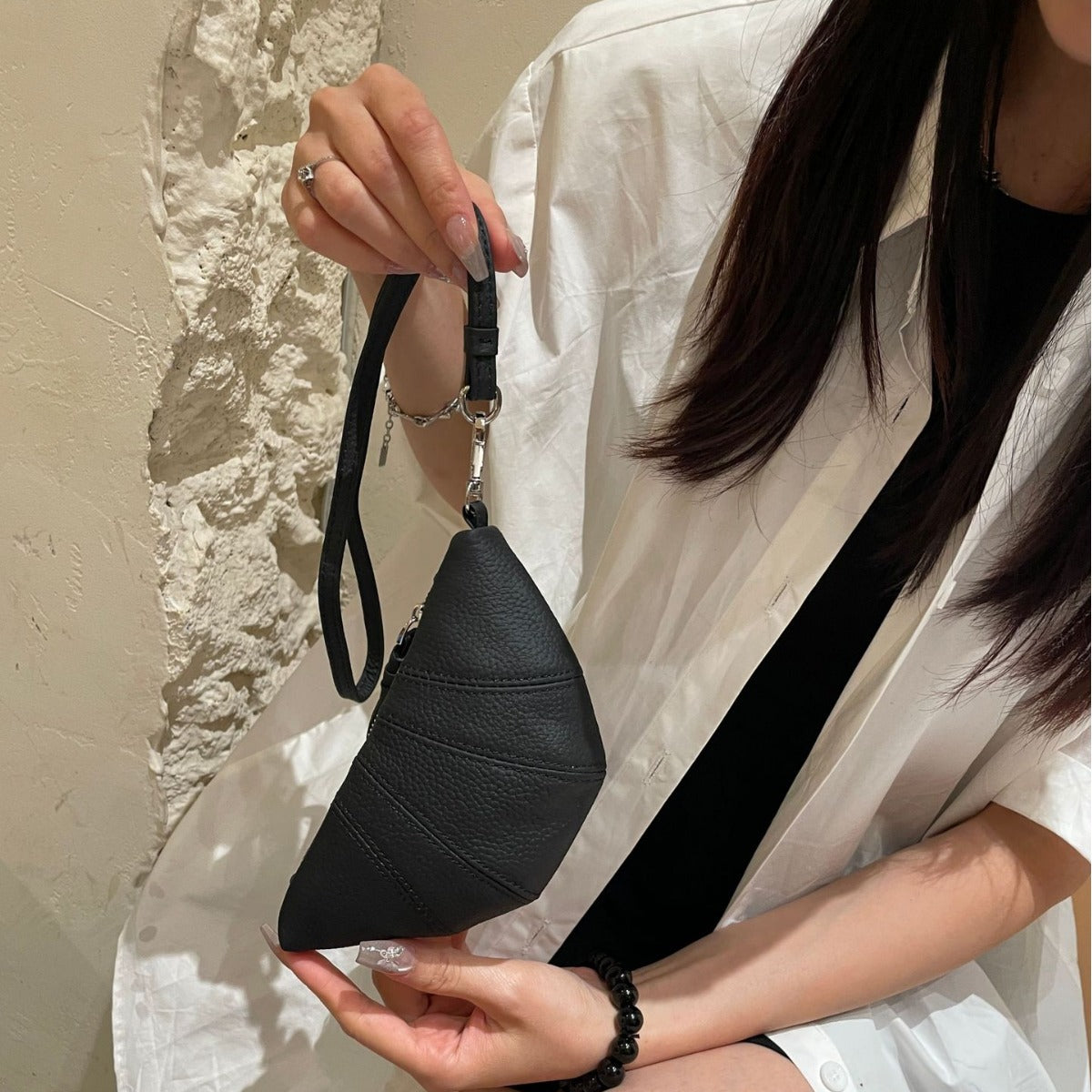 Hanging Neck Croissant Dumpling Can Be Ladies Wallets