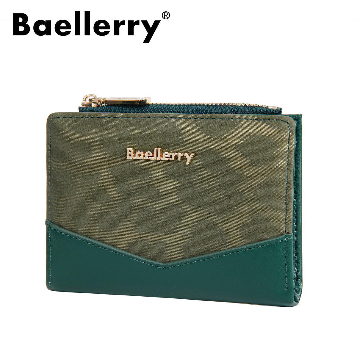 Women's Short Simple Multiple Slots Two Fold Ladies Wallet