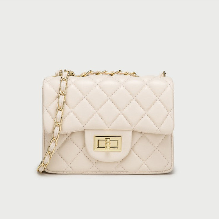 Women's Fashion Korean Style Trendy Rhombus Chain Crossbody Bags