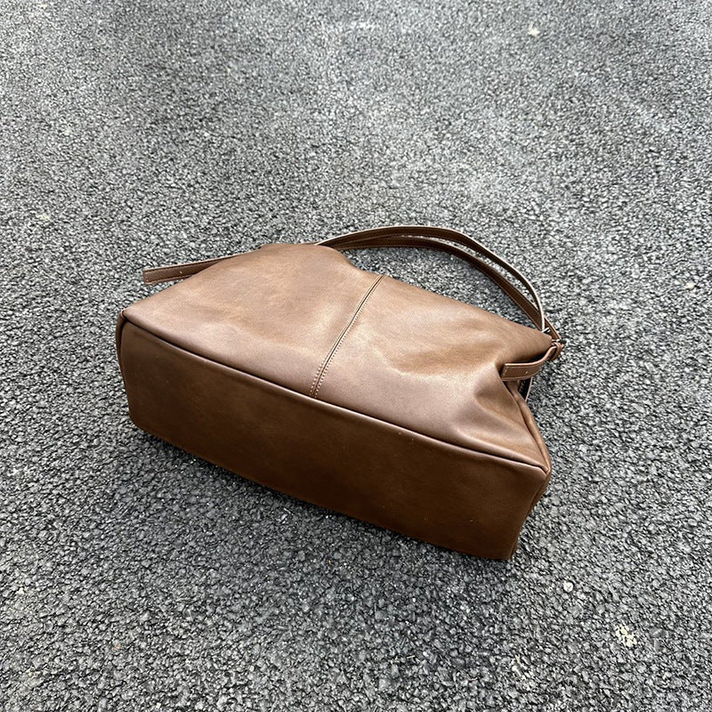 Women's Ge Big Vegetable Tanned Idle Style Tote Bags