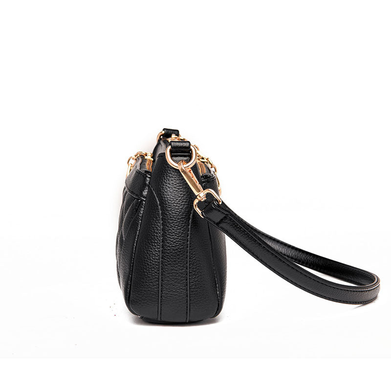 Women's Glamorous Genuine Leather Fashionable Soft Shoulder Bags