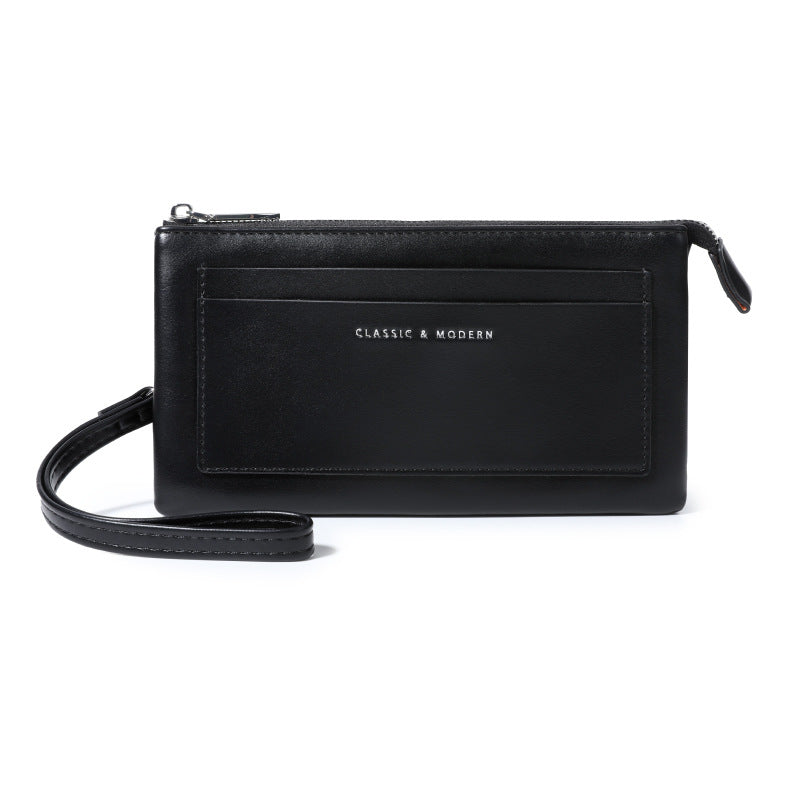 Durable Versatile Fashion Denim Texture Zipper Ladies Wallet