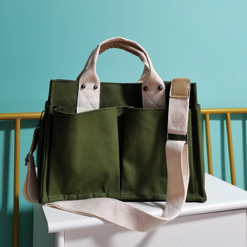 Women's Canvas Korean Simple Fashion Cloth Artistic Bags