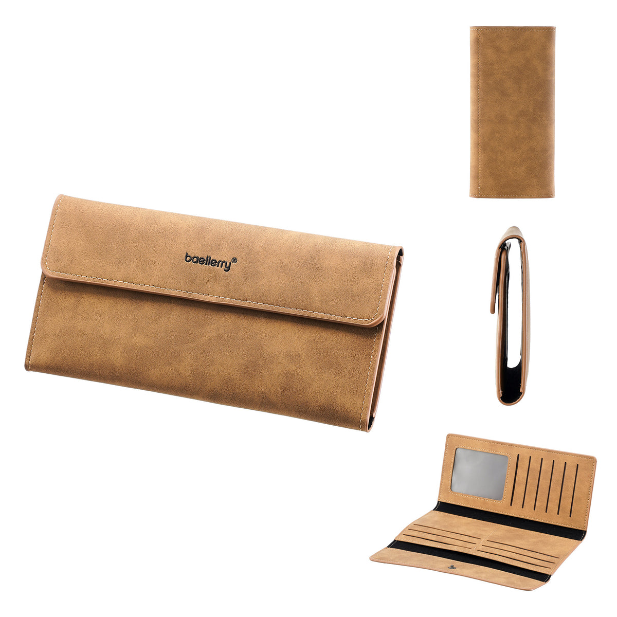 Men's Long Retro Multiple Slots Soft Leather High Sense Minimalist Men's Wallet