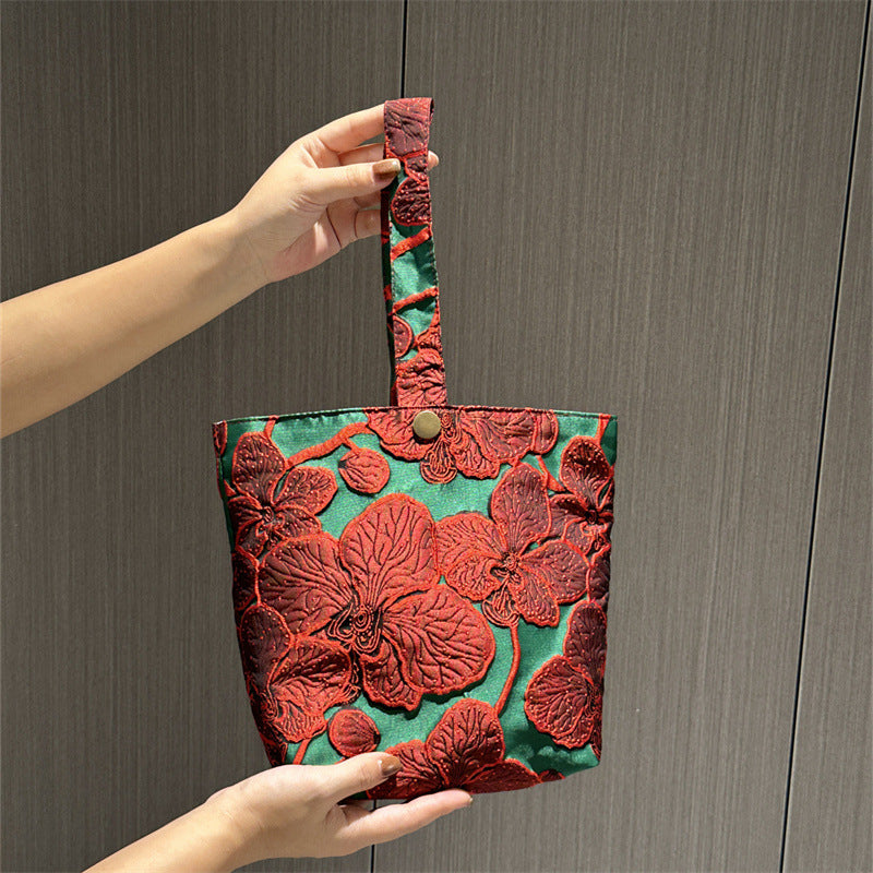 Women's Retro Literary Commuter Shopping Cloth Bags