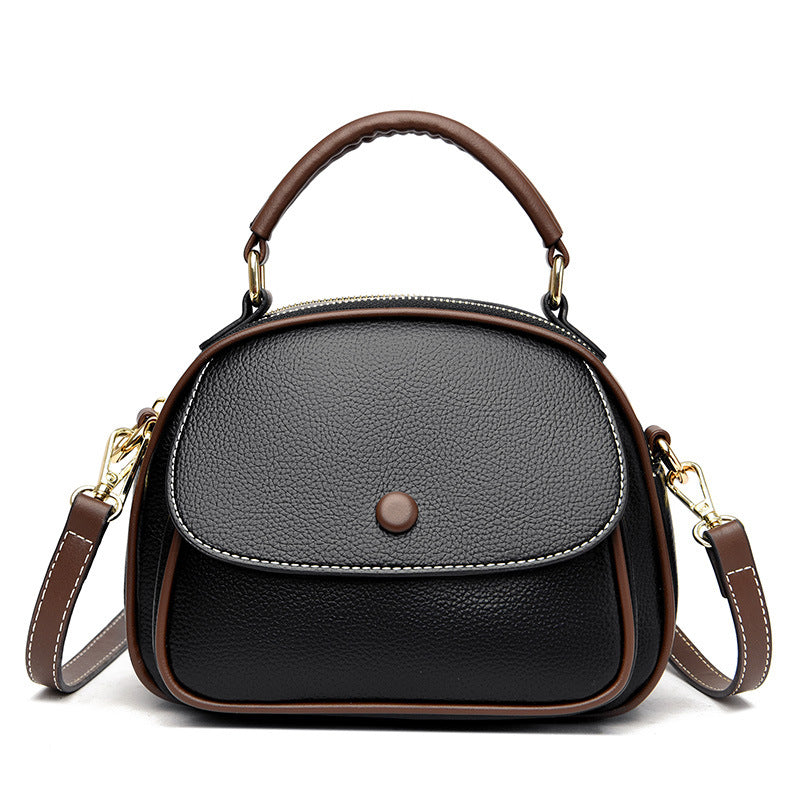 Spring Authentic Leather Tactile Feel Single Korean Bags