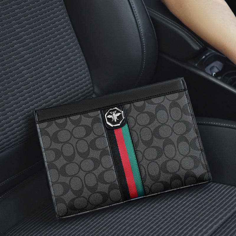 Men's Clutch Fashion Genuine Leather Hand Grab Men's Handbags