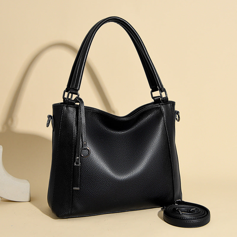 Women's Commuter Large Capacity Soft Leather Bags