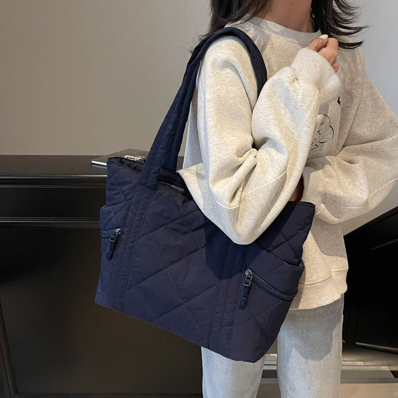 Women's Rhombus Jacket Large Capacity Commuter Simple Women's Shoulder Bag