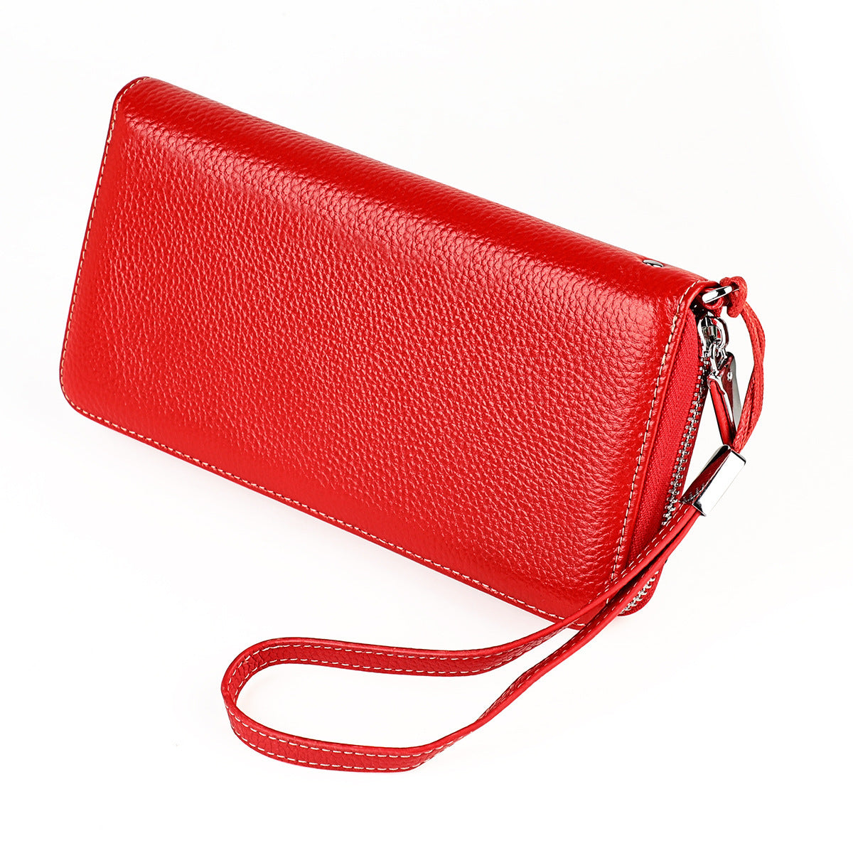 Women's Capacity Long Top Layer Cowhide Multi Ladies Wallets