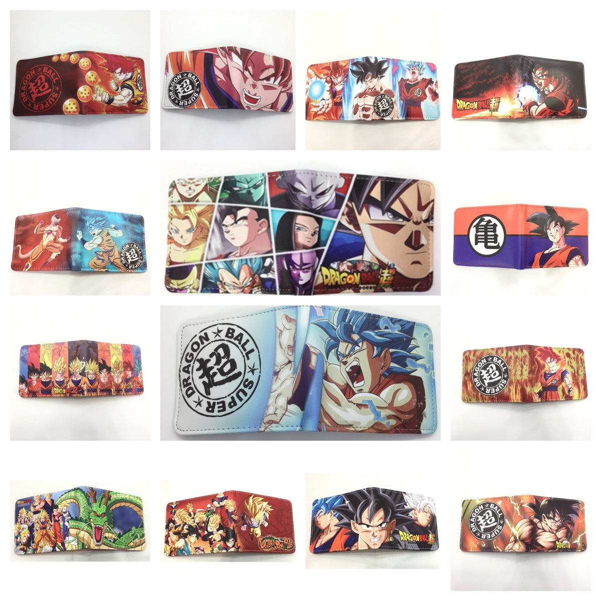 Women's & Men's Dragon Ball Peripheral Short Turtle Wu Fold Coin Purses