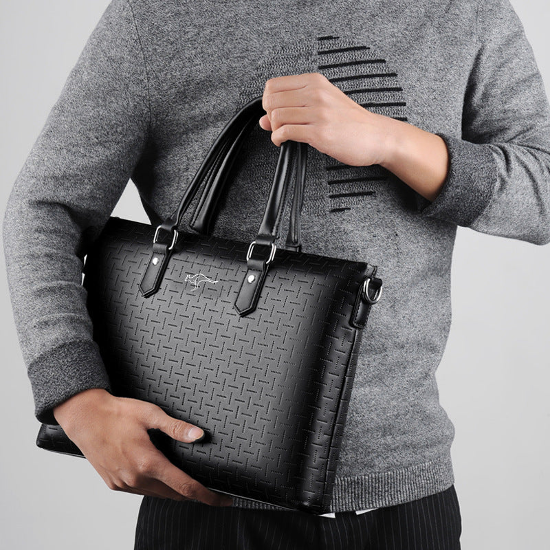 Men's Business Leisure Commute Computer Large Capacity Men's Briefcases