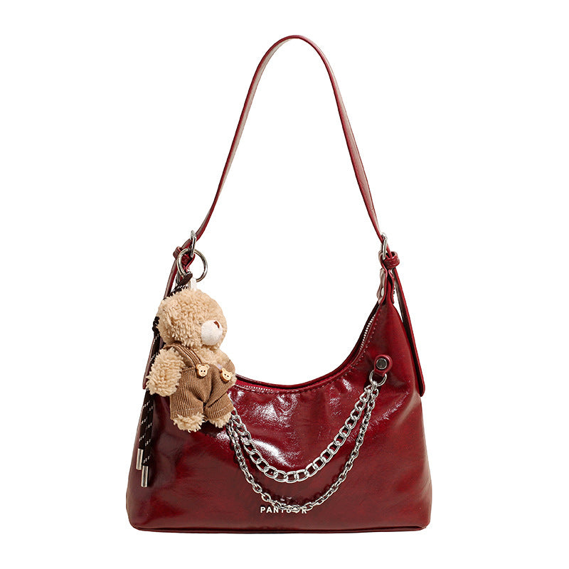 Women's French Minority Retro Chain Simple Stylish Shoulder Bags