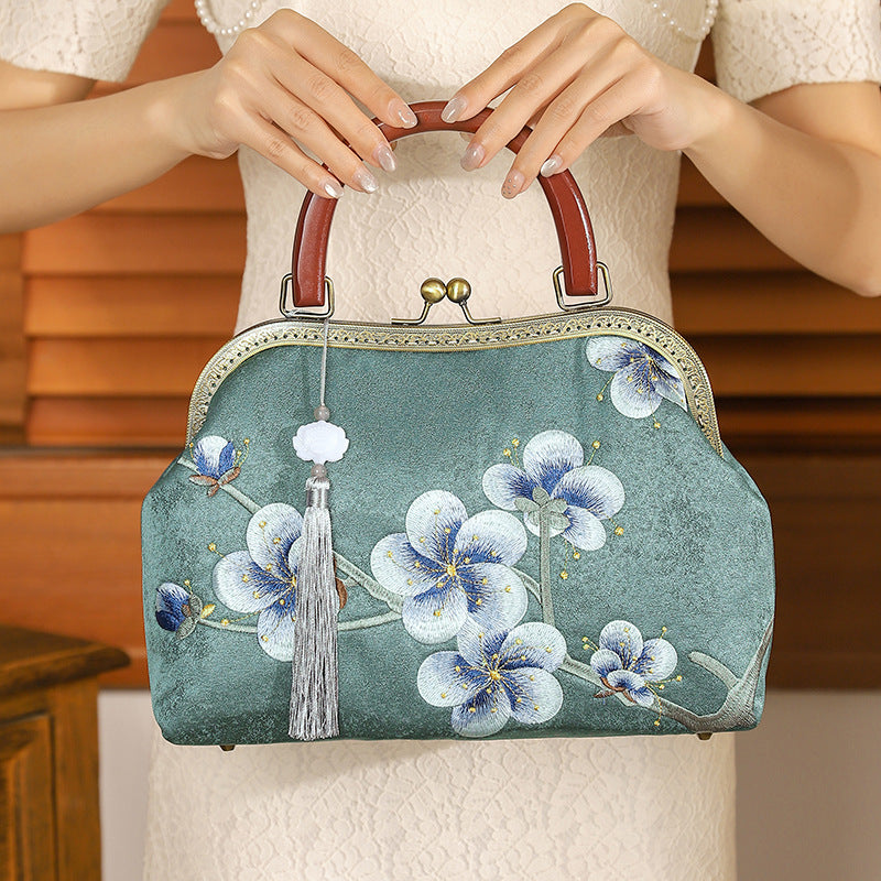 Embroidered Ancient Style Cheongsam Banquet Embroidery Handbags
