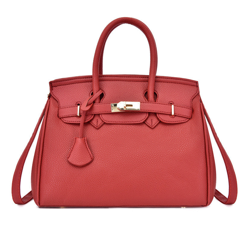 Women's Durable Simple Solid Color Fashion Handbags