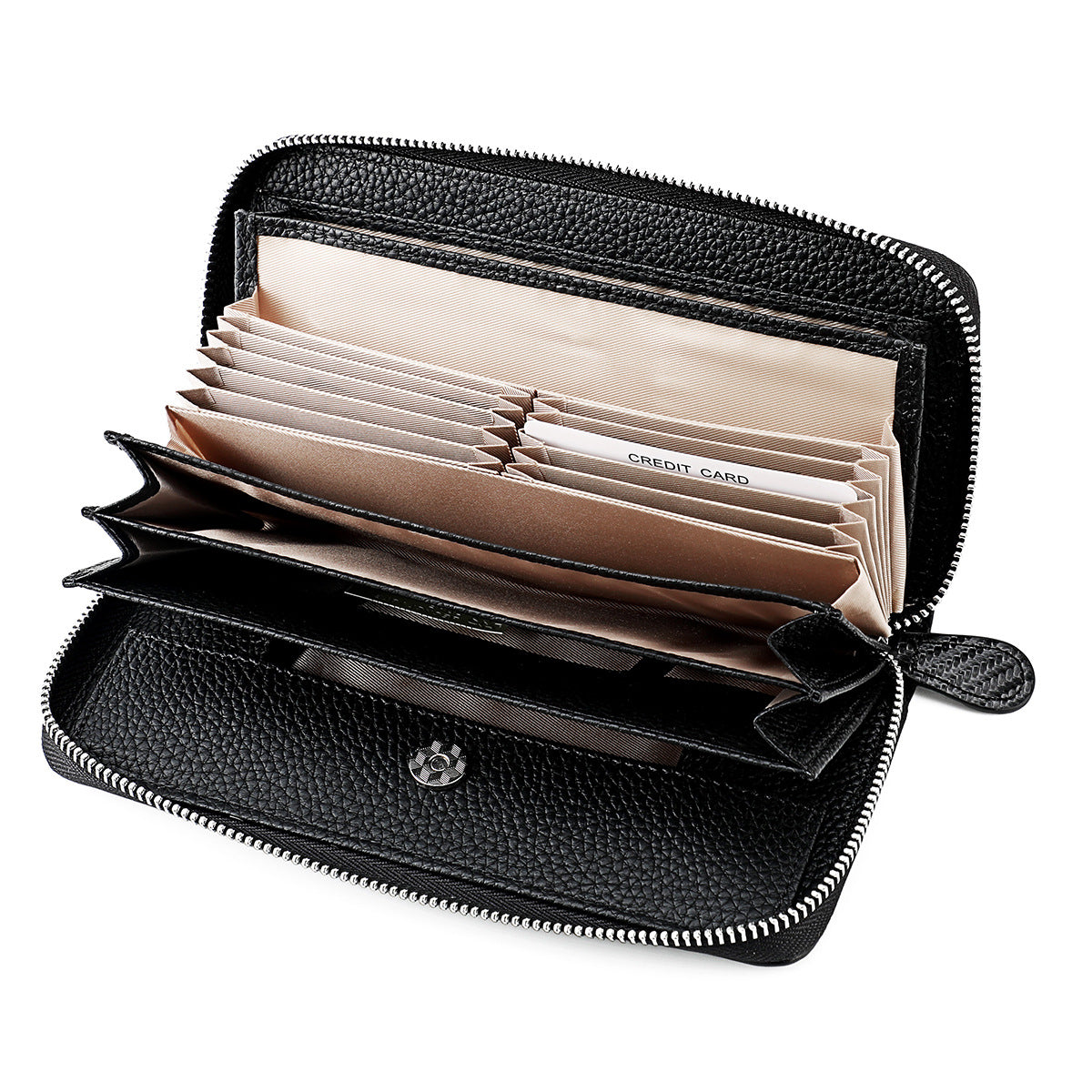 Women's Genuine Leather High-grade Large Capacity Long Ladies Wallets