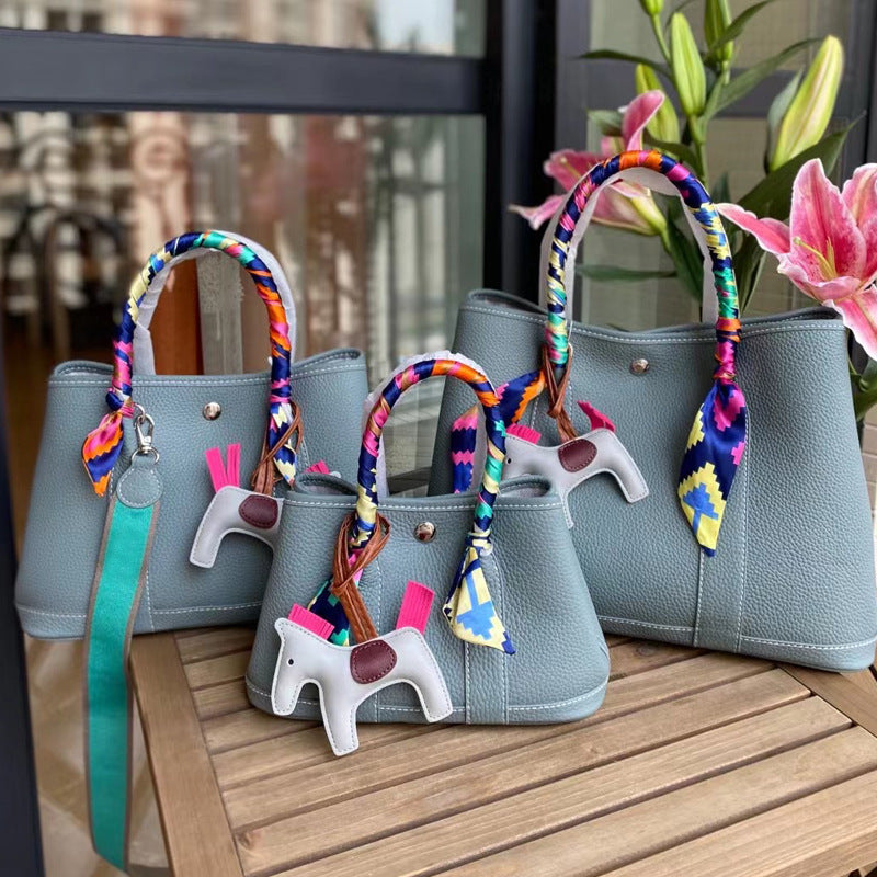 Genuine Leather Fashion Simple Large Capacity Portable Shoulder Bags