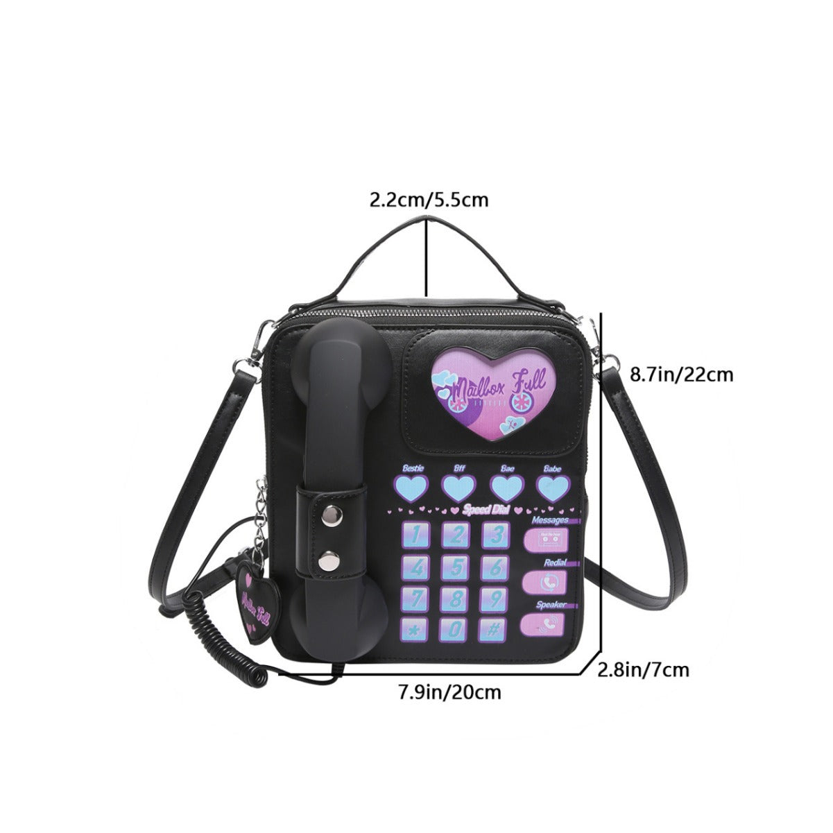 Mobile Fashion Portable Eccentric Personality Cartoon Bags