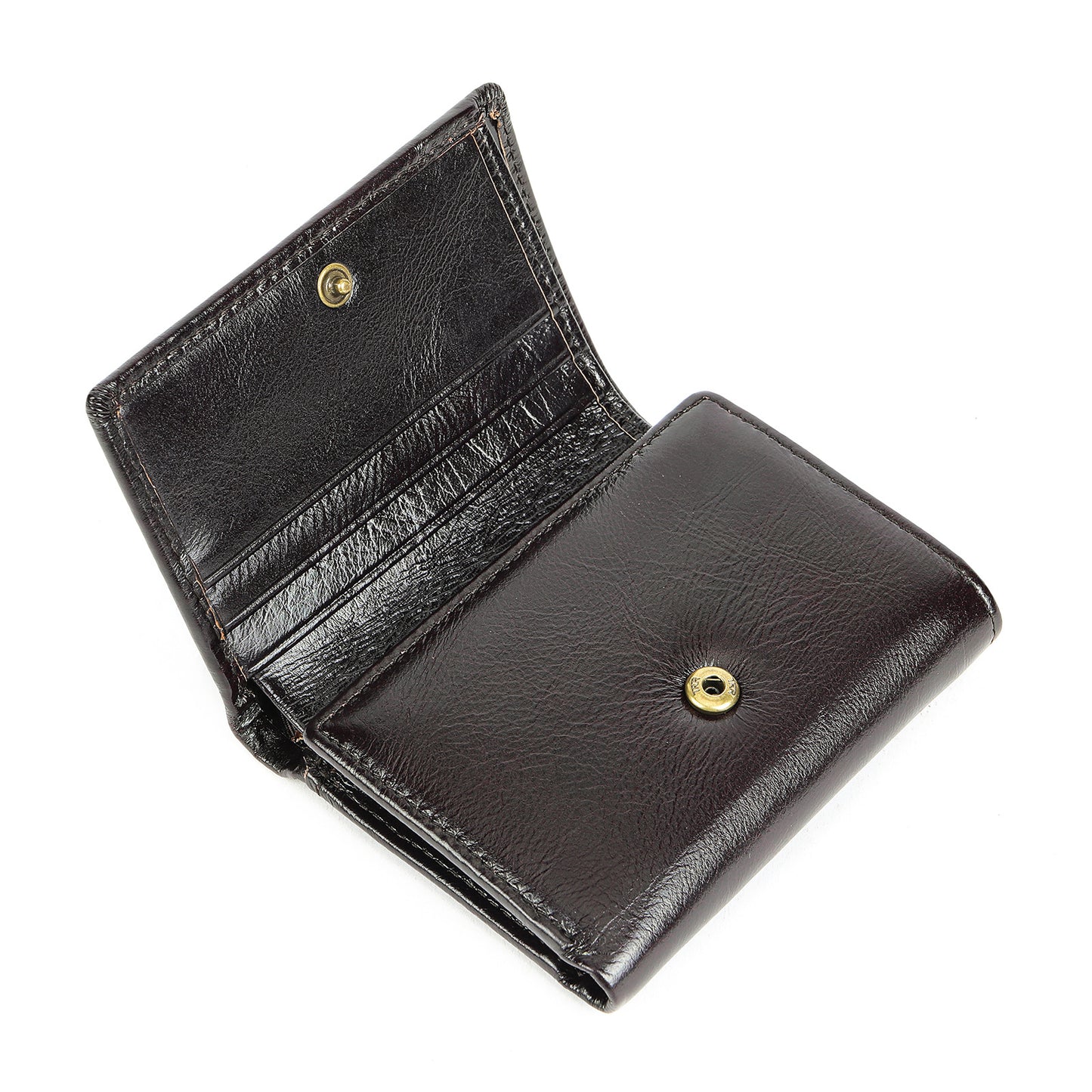 Men's Attractive Leather Short Multi Cowhide Men's Wallets
