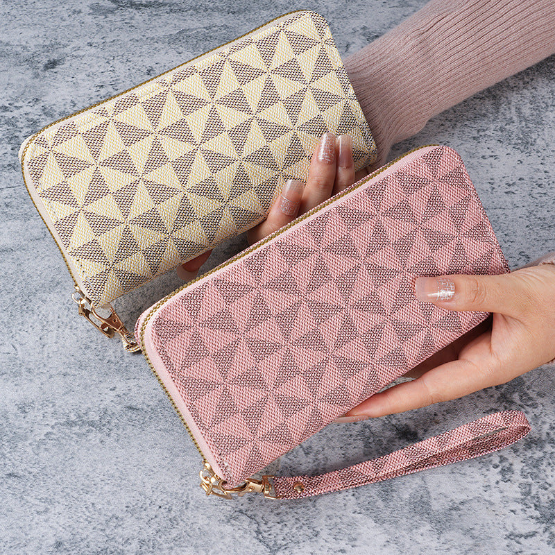 Stylish Women's Long Clutch Elegant Fashion Buckle