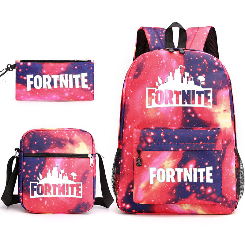Durable Leo Massey Peripheral Printed Pencil Middle School Students' Schoolbags