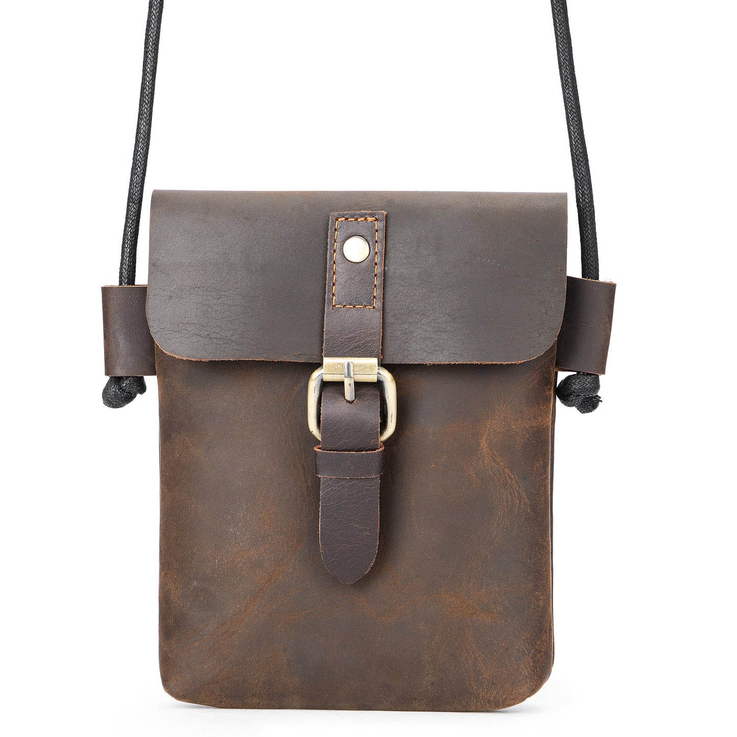 Men's Leather Retro High-grade Crazy Horse Summer Men's Messenger Bags