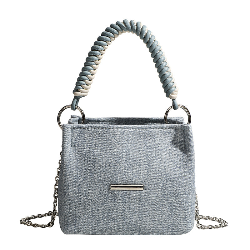 Pretty Underarm Jean Design Chain Simple Bags