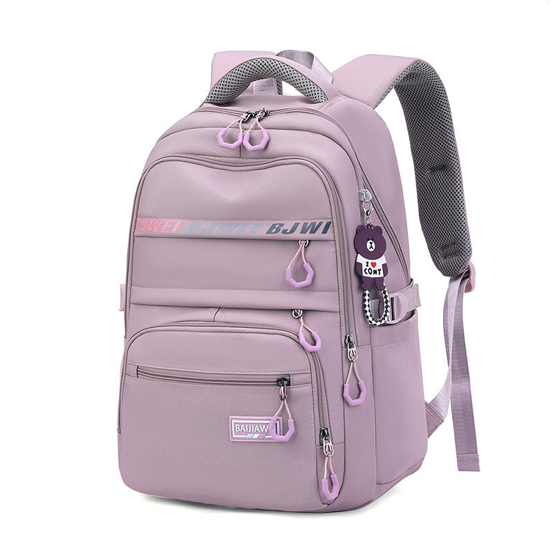 Female Junior High Large Capacity Waterproof Fifth Middle School Students' Schoolbags