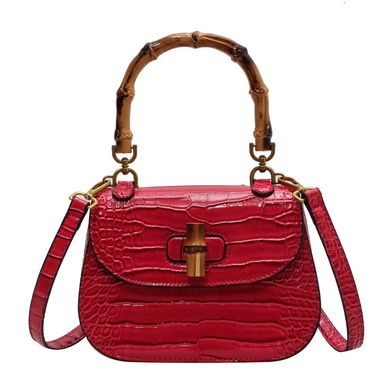 Women's Bamboo Retro One Saddle Advanced Texture Bags