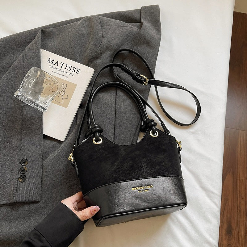 Winter Stitching Portable Commuter High Sense Women's Shoulder Bag