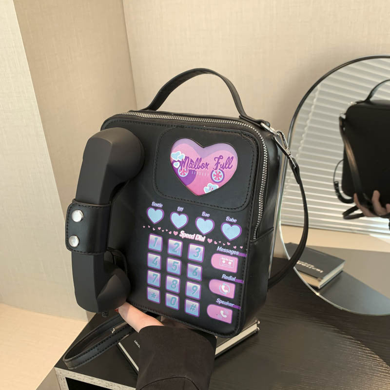 Mobile Fashion Portable Eccentric Personality Cartoon Bags