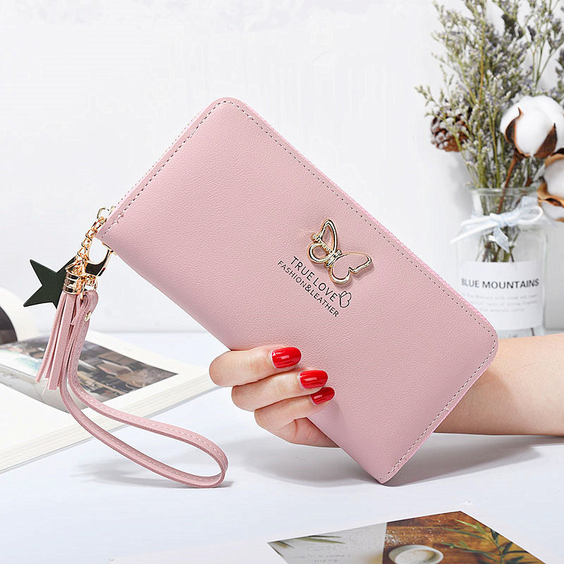 Comfortable Women's Cute Bow Fashionable Long Ladies Wallet