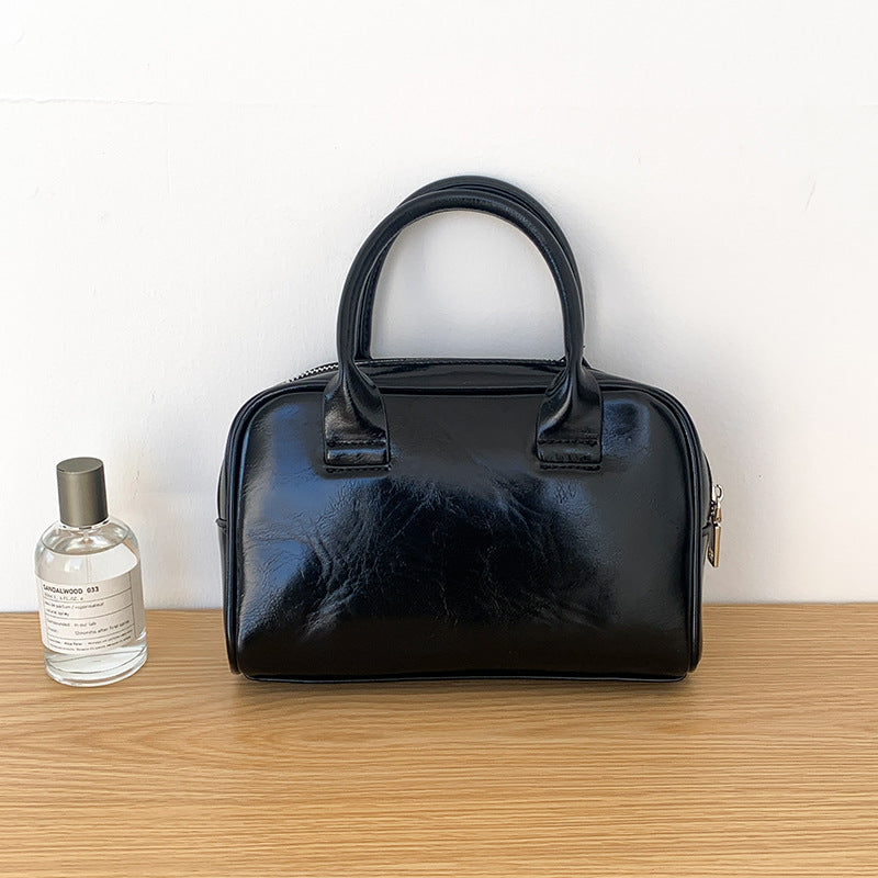 Korean Style Simple Red Advanced Fashion Handbags