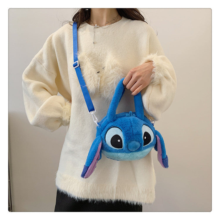 Women's Toy Toothless Korean Style Plush Portable Big Women's Messenger Bag