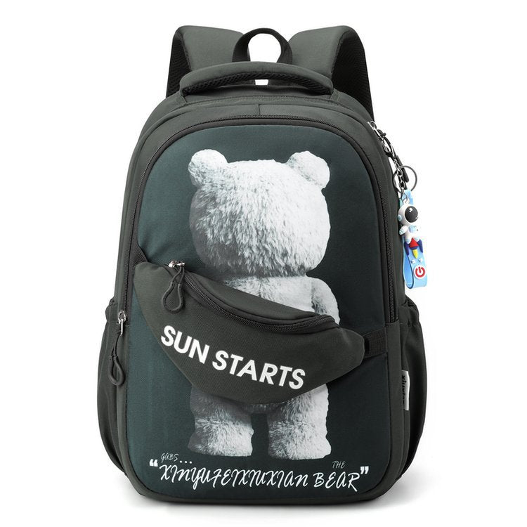 Boys Junior High Large Capacity Fashion Elementary School Students' Schoolbags