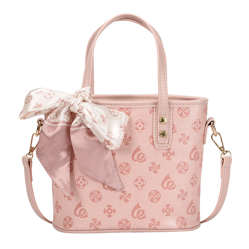 Women's Vegetable Basket Fashion Portable Large Capacity Embossed Women's Messenger Bag