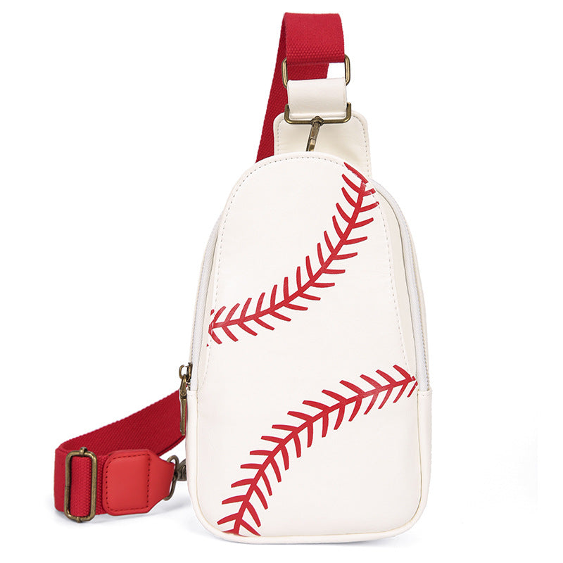 Trendy Female Lady Vintage Baseball Rugby Bags