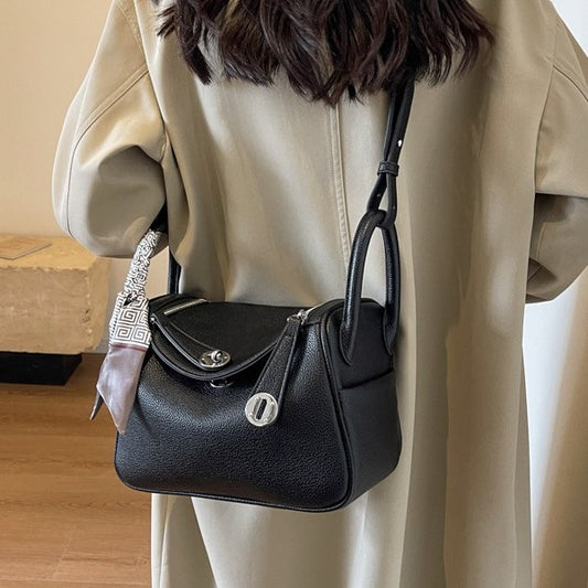 Women's Large Capacity Lindy High-grade Versatile Silk Crossbody Bags