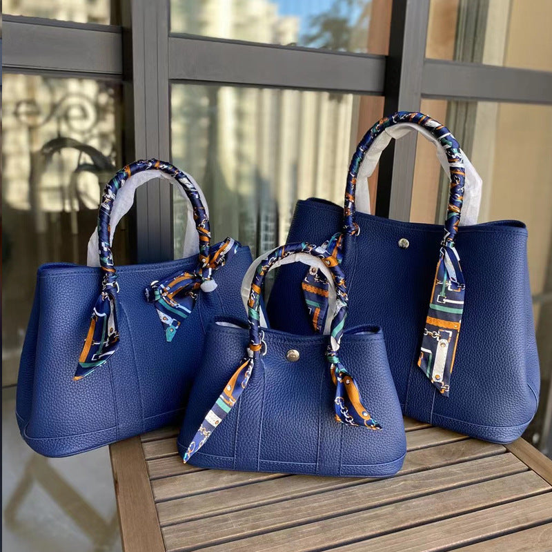 Genuine Leather Fashion Simple Large Capacity Portable Shoulder Bags