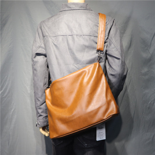 Men's Street Trend Style Fashion Fitness Big Men's Shoulder Bags