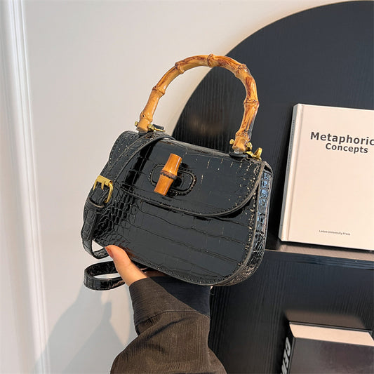 Women's Bamboo Retro One Saddle Advanced Texture Bags